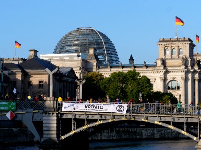 Extinction Rebellion blockade Marschallbrücke 2019-10-09 15