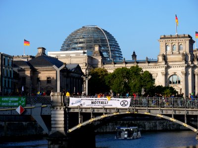 Extinction Rebellion blockade Marschallbrücke 2019-10-09 11