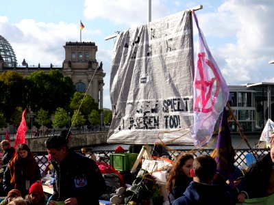 Extinction Rebellion blockade Marschallbrücke 2019-10-10 19