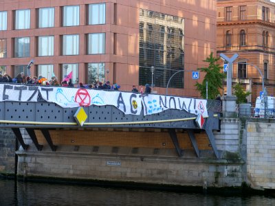 Extinction Rebellion blockade Marschallbrücke 2019-10-09 09