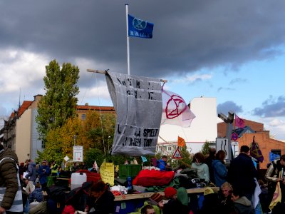 Extinction Rebellion blockade Marschallbrücke 2019-10-10 12