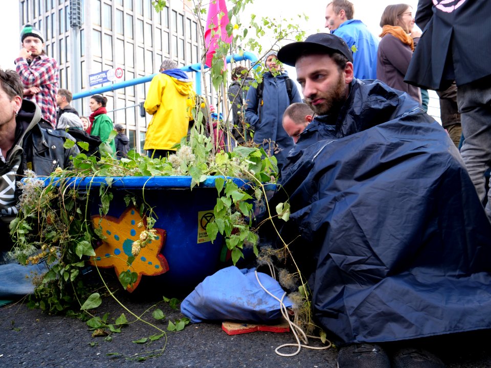 Extinction Rebellion blockade Potsdamer Platz 2019-10-07 43