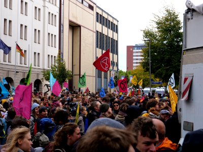Extinction Rebellion blockade Stresemannstraße 2019-10-11 22