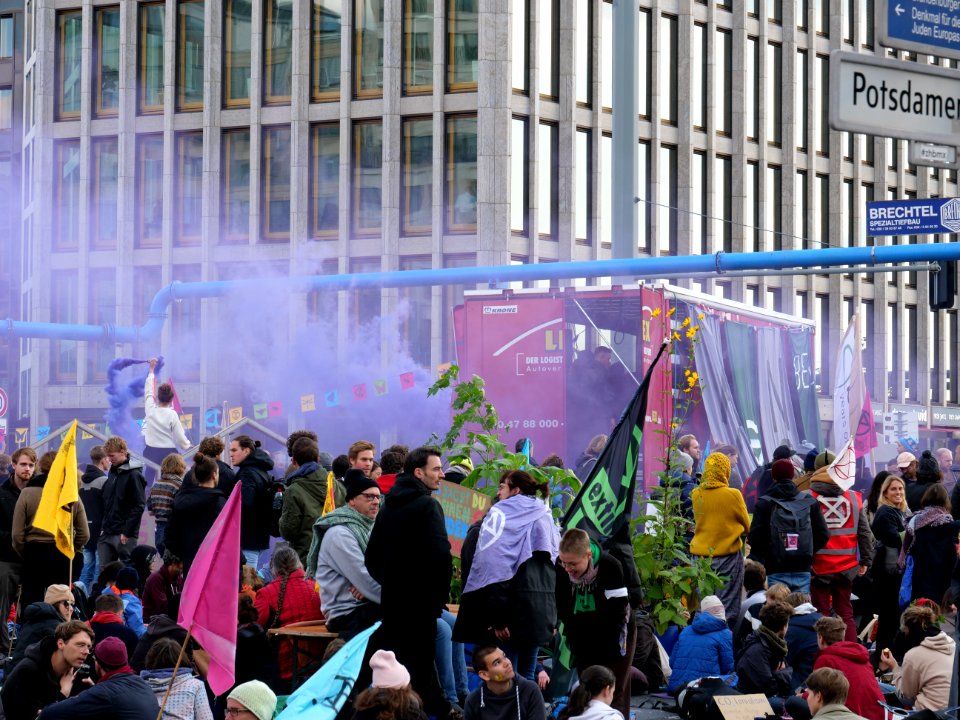 Extinction Rebellion blockade Potsdamer Platz 2019-10-07 35