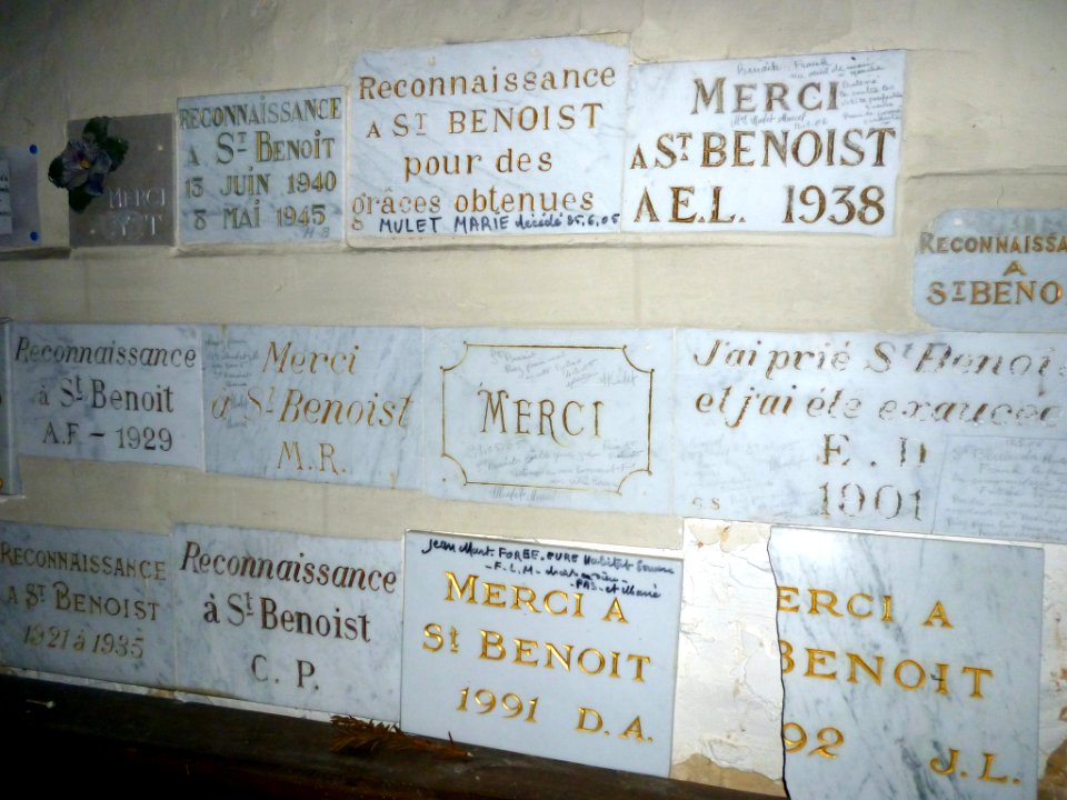 Ex-voto Saint Benoît
