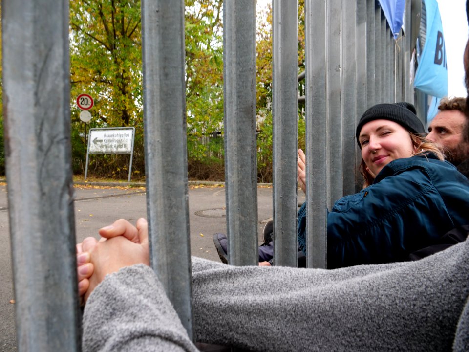 Extinction Rebellion blockade Reuter power plant 2019-10-11 05