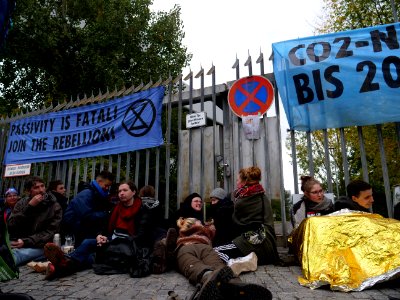 Extinction Rebellion blockade Reuter power plant 2019-10-11 13