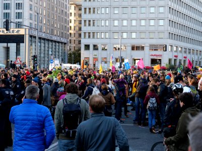 Extinction Rebellion blockade Potsdamer Platz 2019-10-07 91