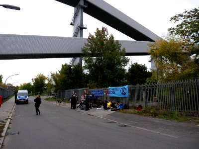 Extinction Rebellion blockade Reuter power plant 2019-10-11 14