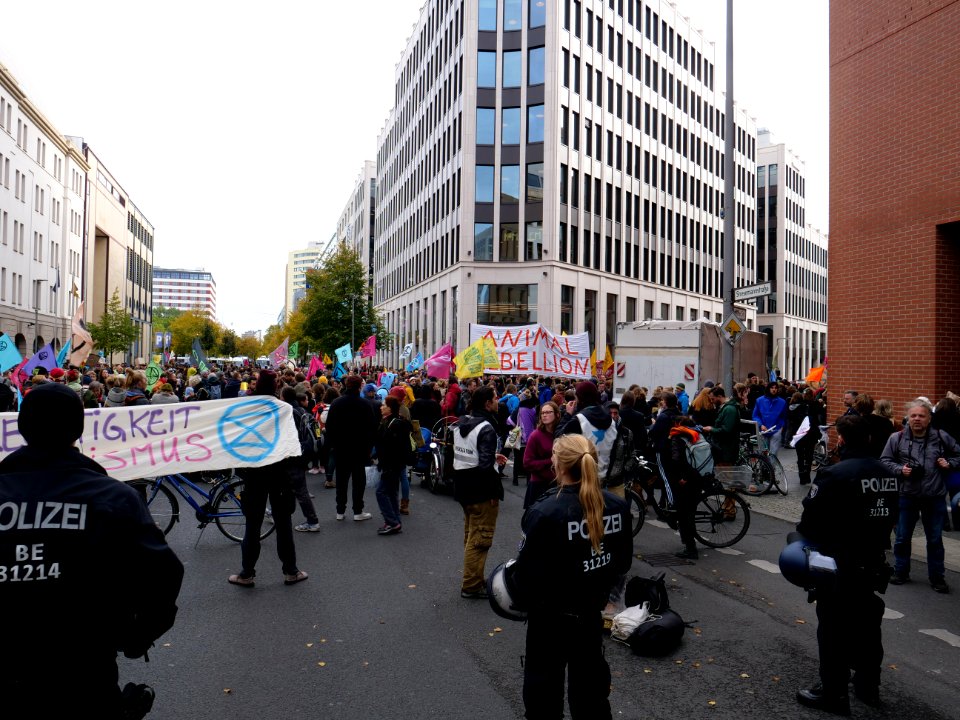 Extinction Rebellion blockade Stresemannstraße 2019-10-11 01