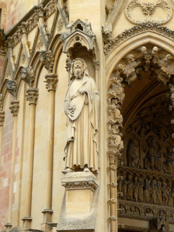 Exterior sculptures of Cathédrale Saint-Étienne de Metz 59