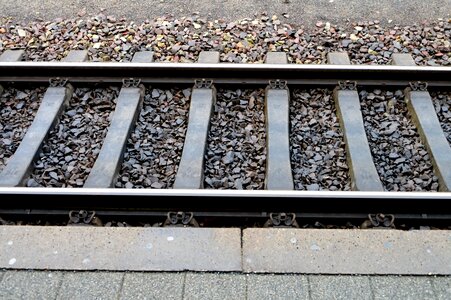 Track train railway station photo