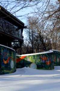 External wall mural at Rainbow Stage in Kildonan Park, Winnipeg Manitoba 04