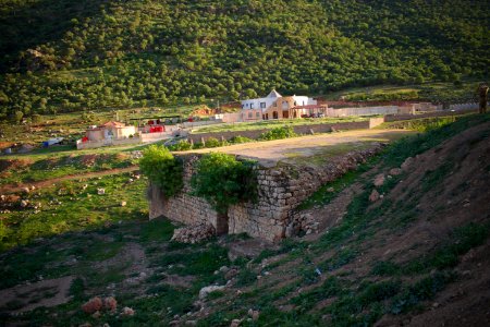 Exterior views of Khani Ezid in Lalish 002