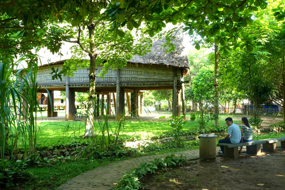 Exterior view - Vietnam Museum of Ethnology - Hanoi, Vietnam - DSC03432