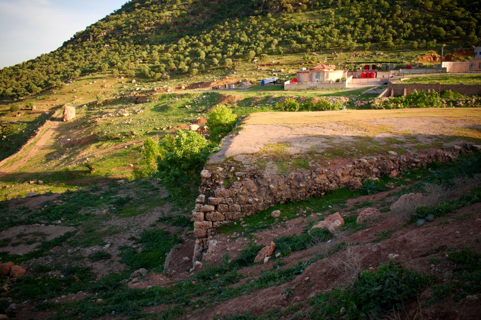 Exterior views of Khani Ezid in Lalish
