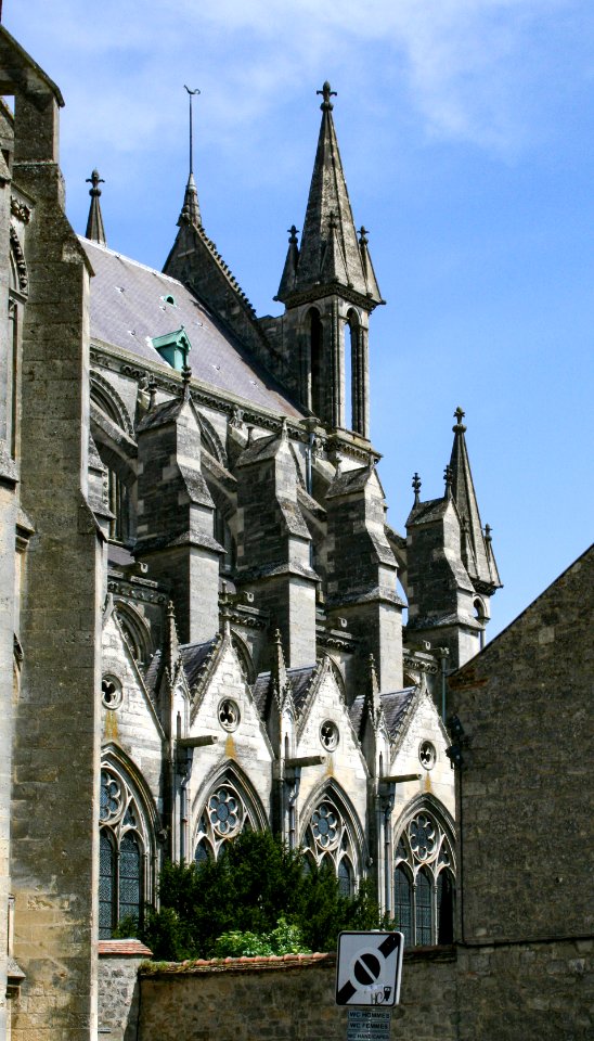 External view of the Laon cathedral 2007-05-06-07