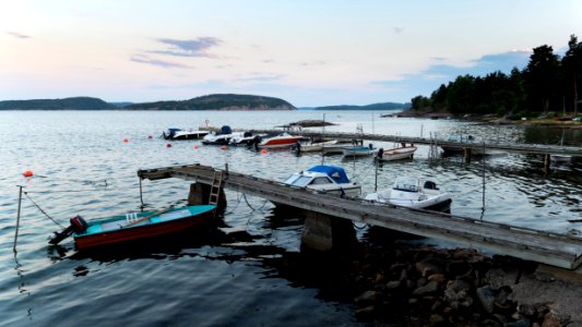 Evening in Barkedal harbor 1 photo