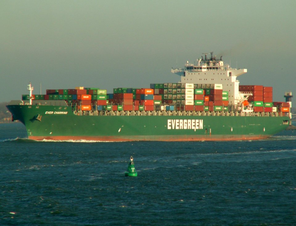 Ever Charming IMO 9293777, Port of Rotterdam, Holland 29-Jan-2006