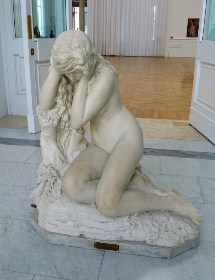 Eve After Sin, by Antonio Allegretti, 1881 - Galleria nazionale d'arte moderna - Rome, Italy - DSC05186