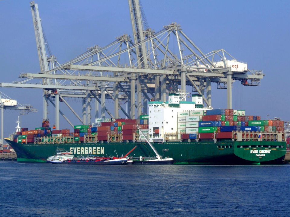 Ever Decent IMO 9134244, at the Amazone harbour, Port of Rotterdam, Holland 29-Apr-2007