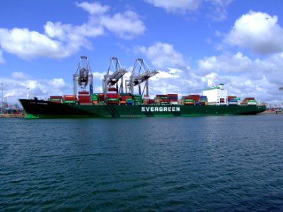 Ever Dynamic IMO 9142198 , at the Amazone harbour, Port of Rotterdam, Holland 29-Jul-2007