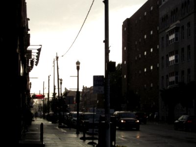 Evening shower, Carson Street, South Side, 2021-07-12