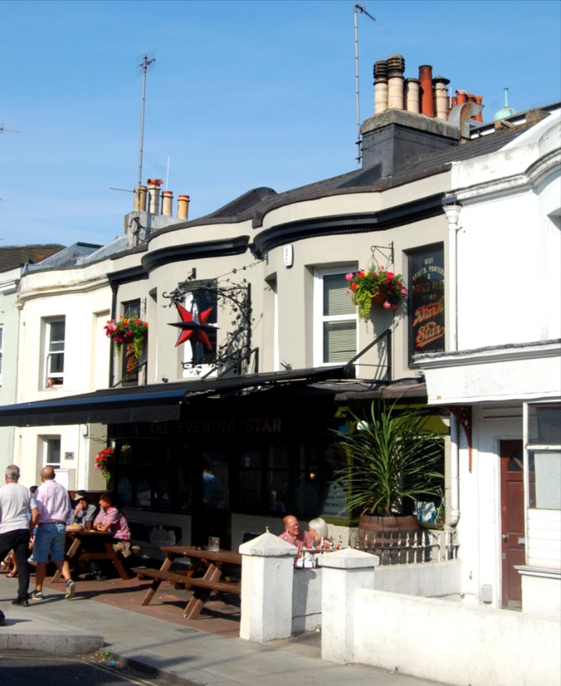 Evening Star pub, Surrey Street, Brighton (July 2019)