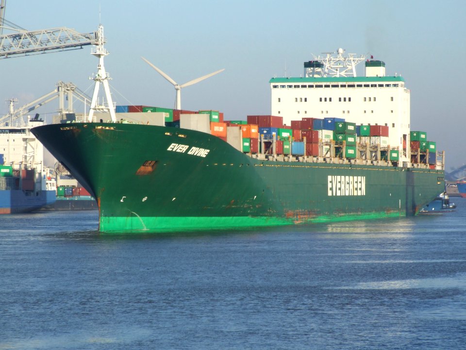 Ever Divine IMO 9134282 p2, at the Amazone harbour, Port of Rotterdam, Holland 15-Dec-2007
