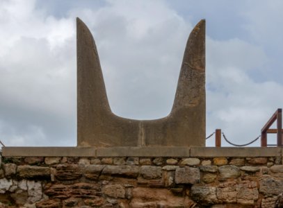 Evans' horns Knossos Palace