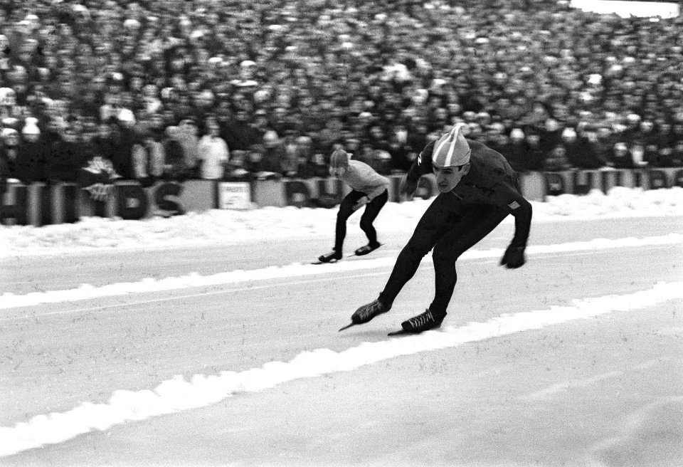 Europese Schaatskampioenschappen te Oslo, Nillson op de 5 meter, Bestanddeelnr 921-0278