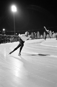Europese Schaatskampioenschappen te Lathi, Finland, Magne Thomassen in aktie, Bestanddeelnr 920-0257