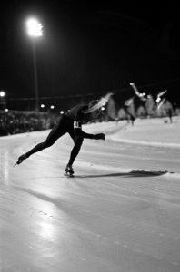 Europese Schaatskampioenschappen te Lathi, Finland, Fred Anton Maier in aktie, Bestanddeelnr 920-0263
