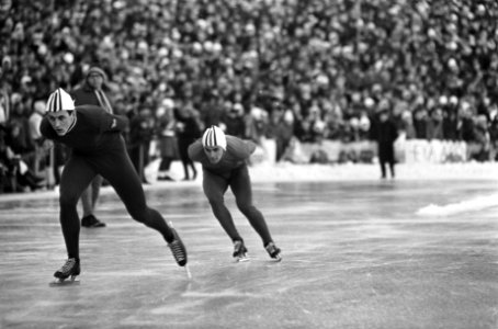Europese Schaatskampioenschappen te Oslo, Bols tegen Thomassen, 10.000 meter, Bestanddeelnr 921-0285