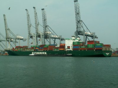Ever Divine p1, at the Amazone harbour, Port of Rotterdam, Holland 07-May-2006