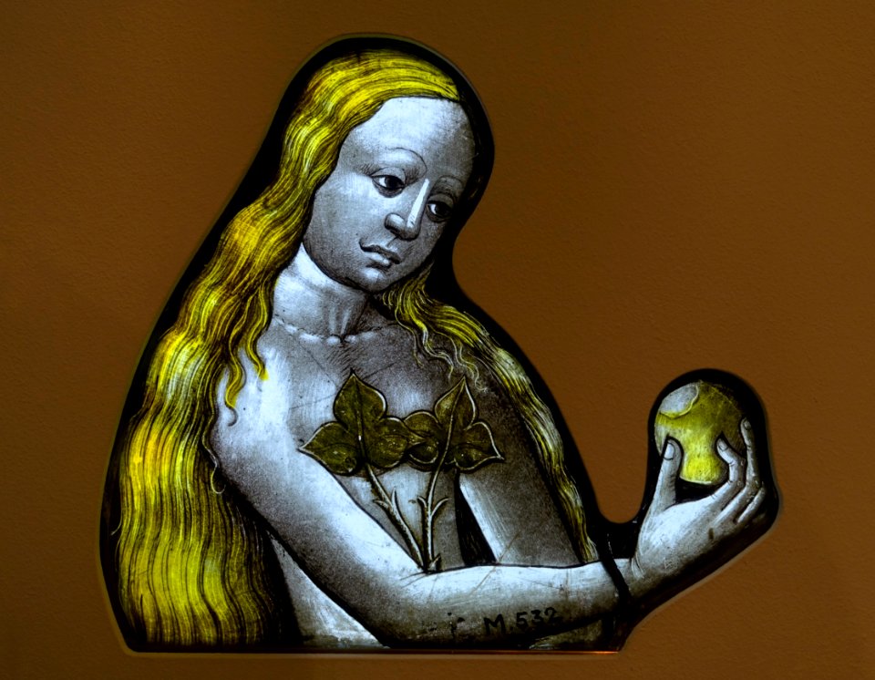Eve, Cologne, c. 1450-1460, stained glass - Museum Schnütgen - Cologne, Germany - DSC00248