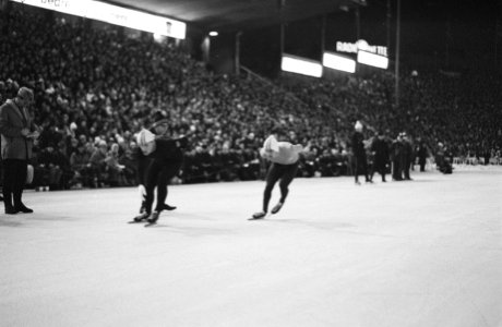 Europese Schaatskampioenschappen te Oslo, 5000 meter Bols tegen Stiansen, Bestanddeelnr 921-0260