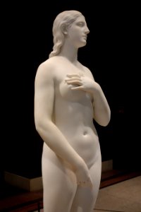 Eve Disconsolate by Hiram Powers, designed 1858-1860, carved 1872-1877, marble - Cincinnati Art Museum - DSC04251