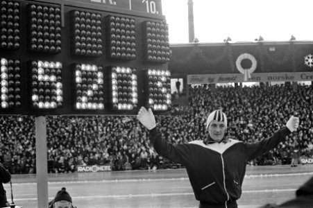 Europese Schaatskampioenschappen te Oslo, Maier 15.20.3 wereldrecord, Bestanddeelnr 921-0306