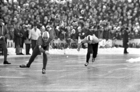 Europese Schaatskampioenschappen te Oslo, nummer 4, 5 en Bols, nummer 6 Koshinen, Bestanddeelnr 921-0290