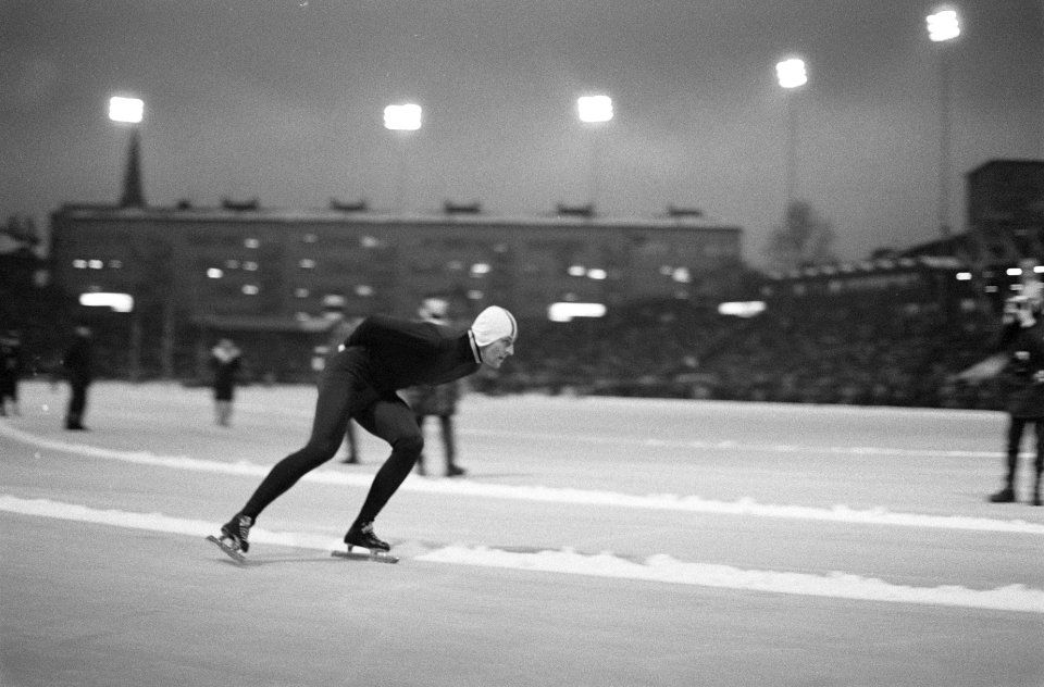 Europese Schaatskampioenschappen te Oslo, Fred Anton Mai in aktie, Bestanddeelnr 921-0283