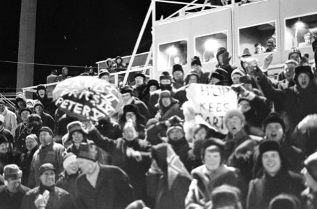 Europese Schaatskampioenschappen te Lathi, Finland, de Nederlandse supporters, Bestanddeelnr 920-0245