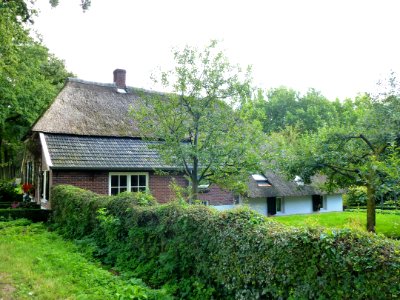 Ewijk (Beuningen, Gld) boerderij Binnenweg 3 zijgevel rechts