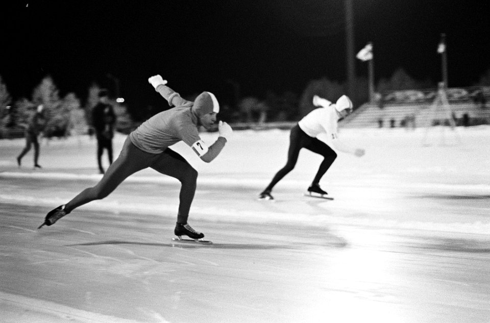 Europese Schaatskampioenschappen te Lathi, Finland, 23 start Nilson en Schenk 50, Bestanddeelnr 920-0262