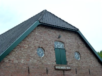 Ewijk (Beuningen, Gld) Groene Heuvels 1 staldeel geveltop