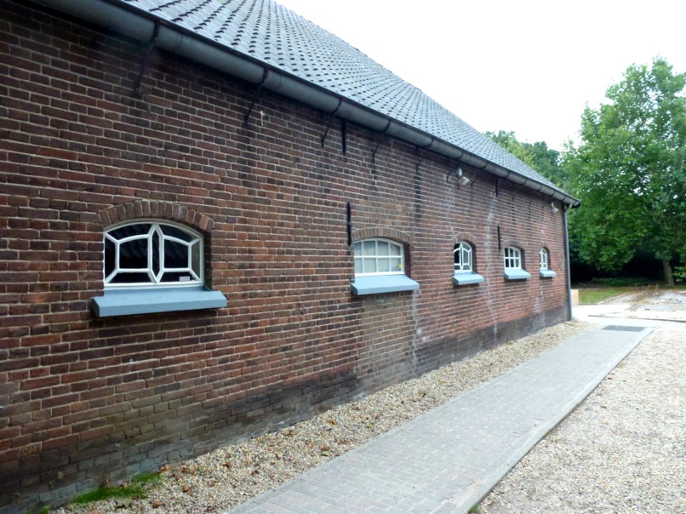 Ewijk (Beuningen, Gld) Groene Heuvels 1 zijgevel staldeel