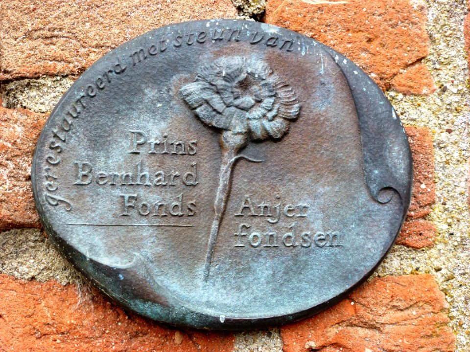 Ewijk (Beuningen, Gld) kerk plaquette restauratie-subsidie