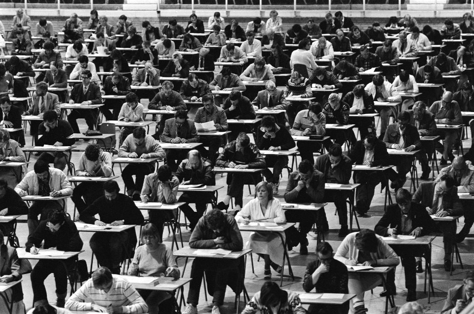 Examen van Teleac-cursus Vaarbewijs in Edenhal in Adam. Overzicht, Bestanddeelnr 932-0866