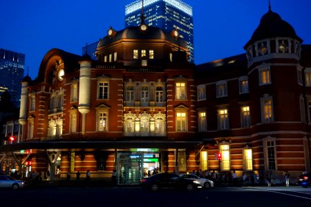 Evening - Tokyo Station Marunouchi Building - DSC09963