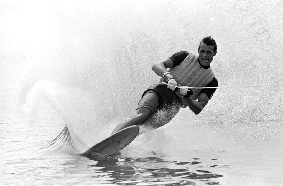 Europese Kampioenschappen Waterski op de Bosbaan. Actieopnames, Bestanddeelnr 920-5776